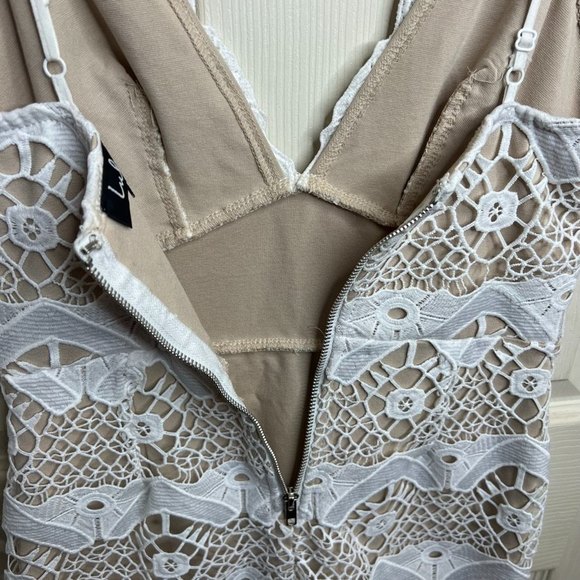 Lulu's Sway Away White Crochet Lace Dress Size Small - Picture 10 of 11